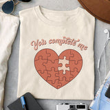 You complete me SVG design