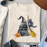 Black cats witches hats sublimation design, png for sublimation, Halloween characters, Witch cat, Spooky design