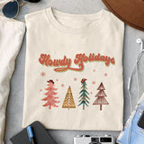 Howdy Holidays sublimation design, png for sublimation, Christmas PNG, Western christmas PNG