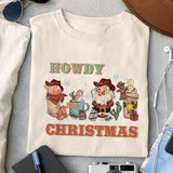 Howdy Christmas sublimation design, png for sublimation, Christmas PNG, Western christmas PNG