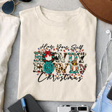Howdy Howdy howdy sublimation design, png for sublimation, Christmas PNG, Western christmas PNG