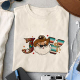 Joy sublimation design, png for sublimation, Christmas PNG, Western christmas PNG