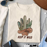 Keep it wild sublimation design, png for sublimation, Western Bundle design, Western PNG