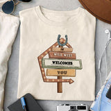 The Wild West Welcomes you sublimation design, png for sublimation, Western Bundle design, Western PNG