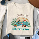 Christmas at the campground sublimation