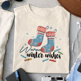 Warm winter wishes sublimation