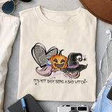 It's not easy being a bad witch sublimation design, png for sublimation, Witch PNG, Halloween characters PNG