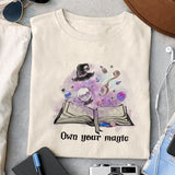 Own your magic sublimation design, png for sublimation, Witch PNG, Halloween characters PNG