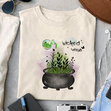Wicked ways sublimation design, png for sublimation, Witch PNG, Halloween characters PNG