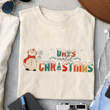 Days until christmas sublimation