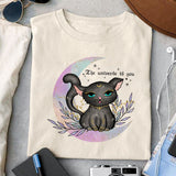 The universe is you sublimation design, png for sublimation, Witch PNG, Halloween characters PNG