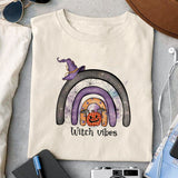 Witch vibe sublimation design, png for sublimation, Witch PNG, Halloween characters PNG
