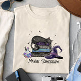 Maybe tomorrow sublimation design, png for sublimation, Witch PNG, Halloween characters PNG