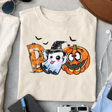 Boo sublimation design, png for sublimation, Retro Halloween design, Halloween styles
