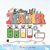 Retro Teacher Bundle sublimation design, png for sublimation, Retro teacher PNG, Teacher life PNG
