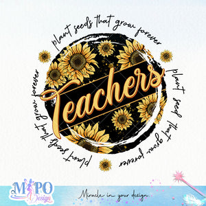 Teachers plant seeds that grow forever sublimation design, png for sublimation, Retro sunflower PNG, hobbies vibes png sublimation design, png for sublimation, Retro sunflower PNG, hobbies vibes png