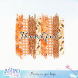Thankful sublimation design, png for sublimation, Holidays design, Thanksgiving sublimation