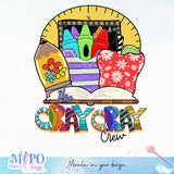 The Cray Cray Crew sublimation design, png for sublimation, Retro teacher PNG, Teacher life PNG