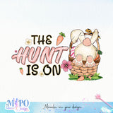 The hunt is on sublimation design, png for sublimation, Holidays design, Easter Day sublimation