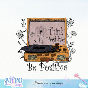 Think positive be positive sublimation