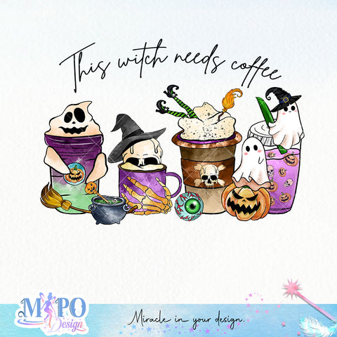 This witch needs coffee sublimation