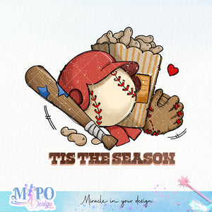 Tis the Season sublimation design, png for sublimation, Hobbies png, Baseball png, Sport png