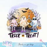 Trick or treat Smell my feet sublimation design, png for sublimation, Retro Halloween design, Halloween styles