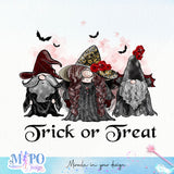 Trick or treat sublimation design, png for sublimation, Halloween characters sublimation, Vampire design