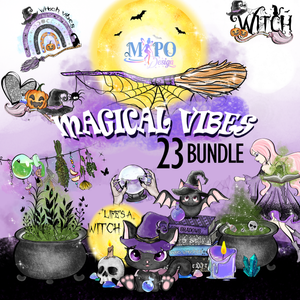 Magical Vibes png bundle,Spooky png bundle, png for sublimation, Halloween png Bundle