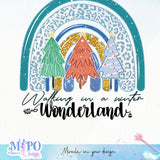 Walking in a winter wonderland sublimation design, png for sublimation, Winter PNG, Cozy winter vibes PNG