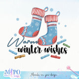 Warm winter wishes sublimation design, png for sublimation, Winter PNG, Cozy winter vibes PNG