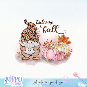 Welcome Fall sublimation design, png for sublimation, Autumn PNG, Positive vibe PNG, Autumn vibe PNG