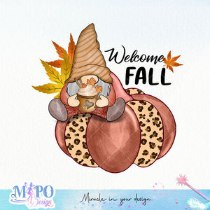 Welcome fall sublimation design, png for sublimation, Autumn PNG, Positive vibe PNG, Autumn vibe PNG