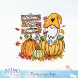 Welcome great pumpkin Sublimation design, png for sublimation, Autumn PNG, Positive vibe PNG, Autumn vibe PNG