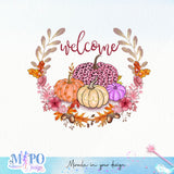 Welcome sublimation design, png for sublimation, Autumn PNG, Positive vibe PNG, Autumn vibe PNG