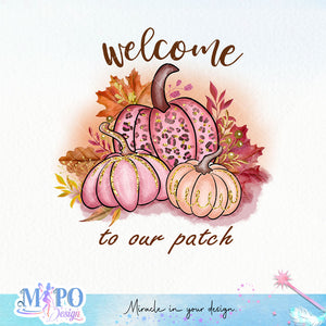 Welcome to our patch sublimation design, png for sublimation, Autumn PNG, Positive vibe PNG, Autumn vibe PNG