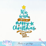 We wish you a merry Christmas sublimation design, png for sublimation, Christmas PNG, Cozy Christmas PNG