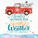 Winter wonderland sweater weather cozy fire snowflakes sublimation design, png for sublimation, Winter PNG, Cozy winter vibes PNG