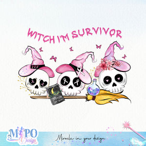 Witch I'm Survivor sublimation