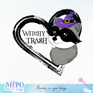 Witchy trash sublimation
