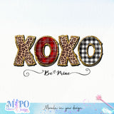 XOXO Be Mine sublimation design, png for sublimation, Valentine PNG, Valentine quote PNG