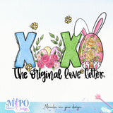 XOXO The original love letters sublimation design, png for sublimation, Holidays design, Easter Day sublimation