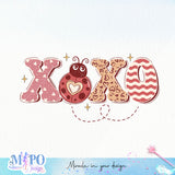 XOXO sublimation design, png for sublimation, Valentine PNG, Valentine KIDs vibes PNG