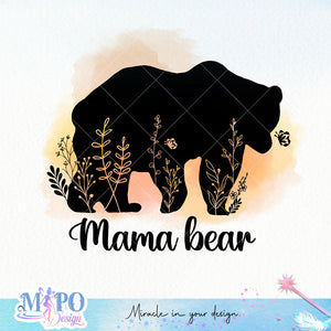 mama bear sublimation design, png for sublimation, mom life vibes png, mother's day png