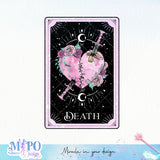 Gothic Lover Bundle PNG, The Lovers Bundle PNG, The Lovers tarot card design, Skeleton lovers PNG, Tarot card sublimation