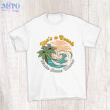 Life's a beach, make some waves sublimation design, png for sublimation, Summer png, Beach vibes PNG