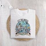 Let the World Hear You Roar sublimation design, png for sublimation, Retro png, Positive quote PNG