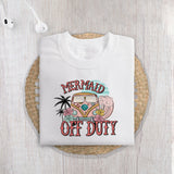 Mermaid off duty sublimation design, png for sublimation, Summer png, Beach vibes PNG