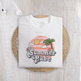 Summer babe sublimation design, png for sublimation, Summer png, Beach vibes PNG